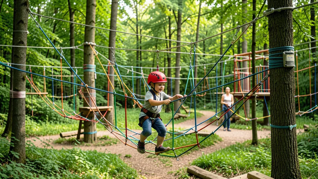 Atrakcje i turystyka: park linowy dla dzieci