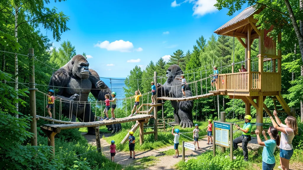 Atrakcje i turystyka: park linowy ju huu