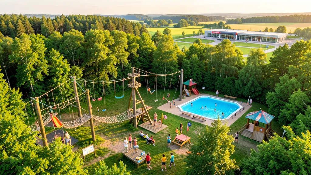 Atrakcje i turystyka: park linowy zegarowscy