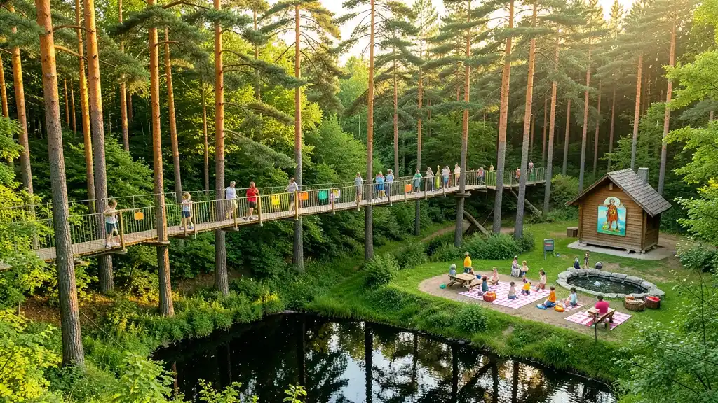 Atrakcje i turystyka: zalesie górne atrakcje